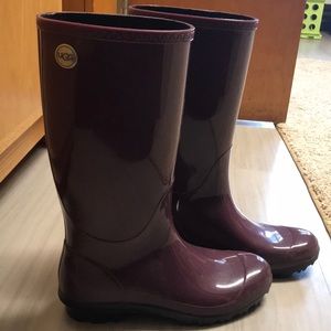 Purple UGG Rain-boots
